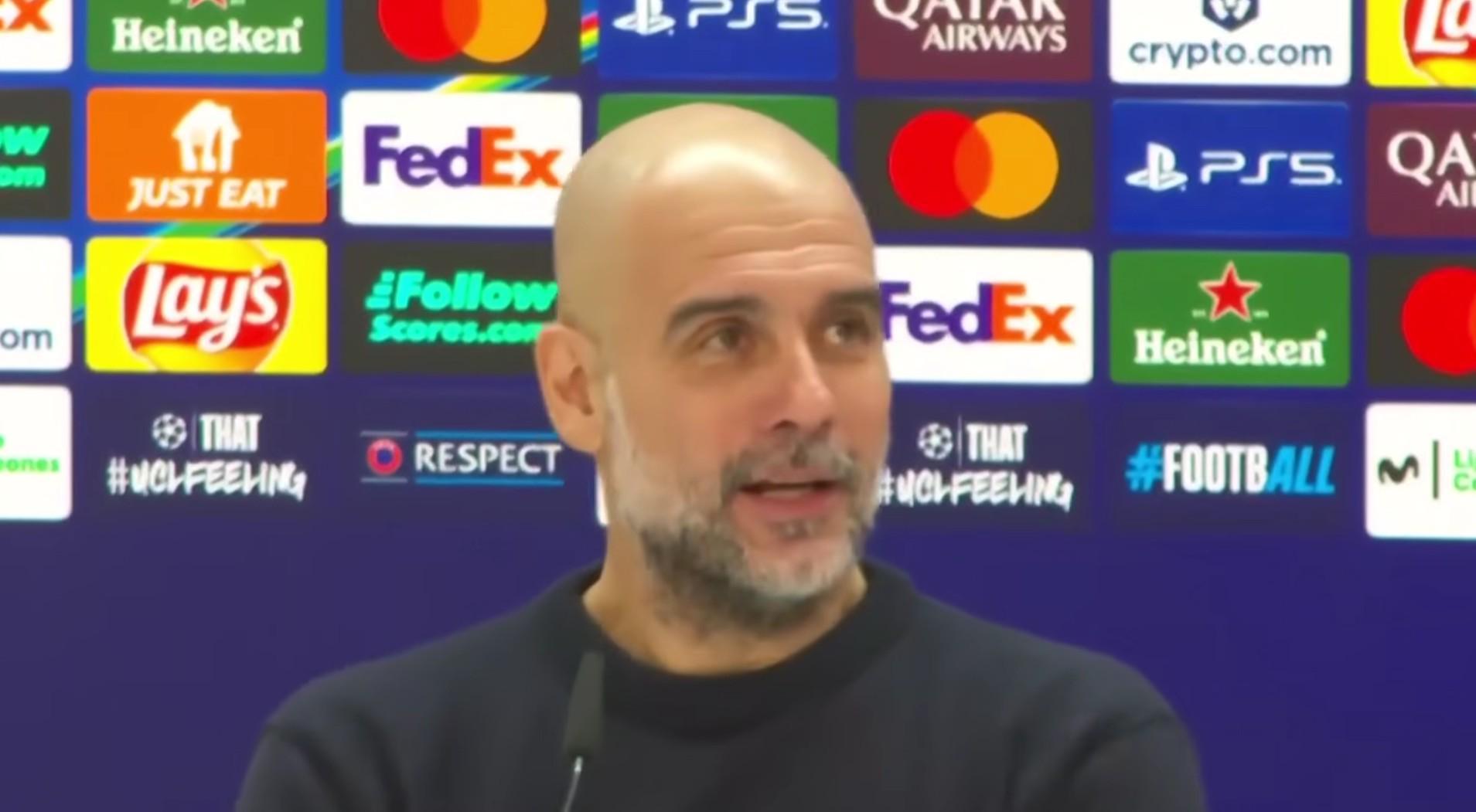 瓜迪奥拉：翻盘的机会不大，我们会尝试；皇马控制了比赛节奏